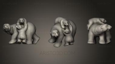 Animal figurines (STKJ_0397) 3D model for CNC machine